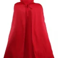 BUĞZ Kırmızı Renk Yakalı Pelerin 120 Cm Bx40