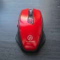 BUĞZ Kırmızı Renkli Baş Parmak Destekli Ergonomik Sessiz Kablosuz Mouse – USB Alıcılı, Ofis ve Oyun İçin Konforlu Bilgisayar Faresi MS6300