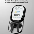  Kişiselleştirilebilir LED Ekranlı Bluetooth Kulaklık – Oyun & Müzik Modlu