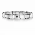 BUĞZ Kişiye Özel A Harfli Çelik Bileklik – Paslanmaz Çelik İtalyan Model Harfli Bilezik