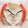 BUĞZ Kızıl Saçlı Joker Palyaço Maskesi