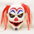 BUĞZ Kızıl Saçlı Joker Palyaço Maskesi Bx40