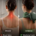 BUĞZ Kızılötesi Isıtmalı Avuç İçi Boyun Omuz Sırt Masaj Aleti Şarjlı 3D Yoğurma Etkili
