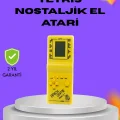 BUĞZ Klasik Tetris Oyunu El Konsolu – Taşınabilir Pil ile Çalışan Retro El Aterisi
