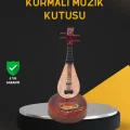 BUĞZ Klasik Ud Figürlü Melodili Müzik Kutusu Şık Hediyelik