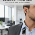 BUĞZ Klipsli Tasarımlı Bluetooth Kulaklık Uzun Pil Ömrü