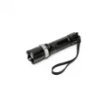 BUĞZ Km-110 Profesyonel Şarjlı El Feneri Ledli+flashlight+zoom Özellikli  Aparatlı 6 Parça Full Set