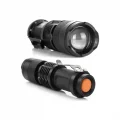 BUĞZ Km-87 Polis Tipi Zoomlu Şarjlı Metal Dağ Kamp Cep Feneri Cree Led 2300 Lumens