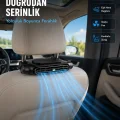 BUĞZ Koltuk Başlığına Takılan Araç Soğutucu Fan Ayarlanabilir 3 Hız Kademeli
