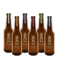 BUĞZ Kombucha 2200 Fermente Yeşil Çay 6lı Set (Sade & Zencefil & Lavanta & Ananas Hibiskus & Lime Nane & Yasemin)