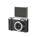 BUĞZ Kompakt 4K Dijital Kamera 48 MP Sensör 8X Zoom Flip Ekran Vlog ve Selfie Uyumlu