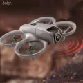 BUĞZ Kompakt Kumandalı Drone, 50 Metre Uçuş Mesafesi ve 480P Kamera Özelliği ile Gri Renk Seçeneği