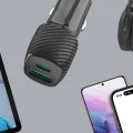BUĞZ Kompakt Tasarımlı Type-C + USB Girişli Araç Şarj Başlığı