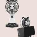  Kompakt Tasarımlı USB Şarjlı Mini Fan – Hayvan Figürlü Vantilatör