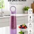 BUĞZ Kompakt Tasarımlı USB Şarjlı Smoothie Blender