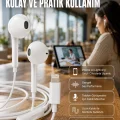 BUĞZ Konforlu Ergonomik Kare Tasarımlı Müzik ve Çağrı Kulaklığı Yeni Nesil