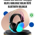 Konforlu Tasarımlı Kablosuz Gaming Kulaklık – Uzun Pil Ömrüyle