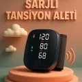 BUĞZ Konuşan Sesli Şarjlı Tansiyon Aleti Profil Kayıtlı Lcd Dokunmatik Ekran