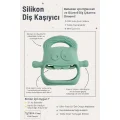 BUĞZ Koyu Yeşil Bebek Silikon Diş Kaşıyıcı