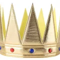 BUĞZ Kral Kraliyet Tacı Yetişkin Çocuk Uyumlu