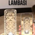 BUĞZ Kristal Dokunmatik Ve Kumandalı Masa Ve Gece lambası