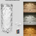 BUĞZ Kristal RGB LED Masa Lambası – Renkli Kumandalı Işık, Dekoratif ve Enerji Tasarruflu