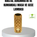 BUĞZ Kristal RGB LED’li Kumandalı Masa ve Gece Lambası – Renkli Işık Modlarıyla Şık Dekoratif Aydınlatma