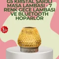  Kristal Tasarımlı Kablosuz Bluetooth 5.1 Hoparlör