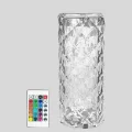 BUĞZ Kristal Tasarımlı RGB LED Gece Lambası – Kumandalı, Renk Değiştiren Dekoratif Işık