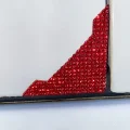 BUĞZ Kristal Taşlı Araba Kapı Köşe Koruyucu 2li Kırmızı