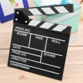 BUĞZ Küçük Boy Dekoratif Sinema Klaketi - Ahşap Tasarım - 20x20 cm