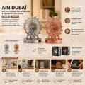 BUĞZ Küçük Boy Metalik Dönme Dolap Biblosu - Ain Dubai Figürü - Dekoratif Süs Eşyası