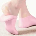 BUĞZ Küçük Boy Silikon Nemlendirici Ayak Bakım Çorabı Pembe