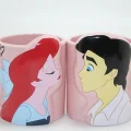 BUĞZ Küçük Deniz Kızı Ariel Ve Prens Eric 3d Çift Kupa Bardak Seti Alk4537