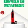 BUĞZ Kulak Burun Tüy Temizleme Makinası Pilli Kırmızı Ergonomik