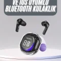 BUĞZ Kulak İçi Bluetooth Kulaklık ANC ENC Özellikli Şarj Göstergeli Kablosuz Kulaklık - BUĞZ