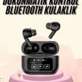  Kulak İçi Bluetooth Kulaklık Ekranlı Müzik Dinleme Çağrı Cevaplama Siyah