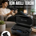 BUĞZ Kulak İçi Bluetooth Kulaklık Rgb Işıklı Çift Mikrofonlu iOS/Android Uyumlu BT 5.2 Yeni Nesil