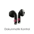 BUĞZ Kulak içi TWS Bluetooth 5.1 kulaklık siyah ANC mikrofonlu dokunmatik kontrollü 2 yıl garantili