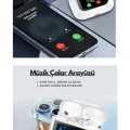 BUĞZ Kulak içi TWS Bluetooth Kulaklık - Renk: Beyaz, Bluetooth Versiyon: 5.2, Mikrofon