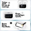 BUĞZ Kulak içi TWS Bluetooth Kulaklık - Renk: Beyaz, Bluetooth Versiyon: 5.2, Mikrofon