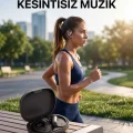 BUĞZ Kulak Kancalı  Kablosuz Kulaklık Uzun Pil Ömürlü Şarj Kutulu