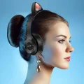 BUĞZ Kulak Üstü Bluetooth Kulaklık, RGB Işıklı ve Dokunmatik Kontrollü, Mikrofonlu, Siyah Renk