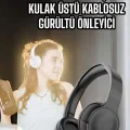 BUĞZ Kulak Üstü Kablosuz Bluetooth Kulaklık Gürültü Önleyici Uzun Şarj Süreli - BUĞZ