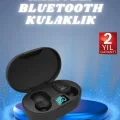 BUĞZ Kulaklık Dijital Göstergeli Bluetooth Bağlantılı Kablosuz Kulak İçi Mikrofonlu Dokunmatik Kontrol - BUĞZ