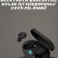 BUĞZ Kulaklık Dijital Göstergeli Bluetooth Bağlantılı Kablosuz Kulak İçi Mikrofonlu Dokunmatik Kontrol - BUĞZ