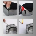BUĞZ Küllük ve Çakmak Birleşik Set Paslanmaz Çelik Gövde