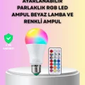 BUĞZ Kumanda Destekli Çok Renkli Akıllı LED Ampul