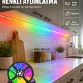 BUĞZ Kumandalı 5 Metre Şerit LED Dekoratif Aydınlatma