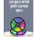  Kumandalı 5 Metre Şerit LED Dekoratif Aydınlatma